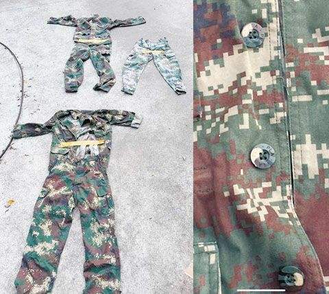 當局在邦邦牙省波拉克的非法網絡博彩園區內發現了帶有解放軍標誌的疑似中國軍服。總統反有組織犯罪委員會正在調查是否有中國士兵偽裝成網絡博彩工人。