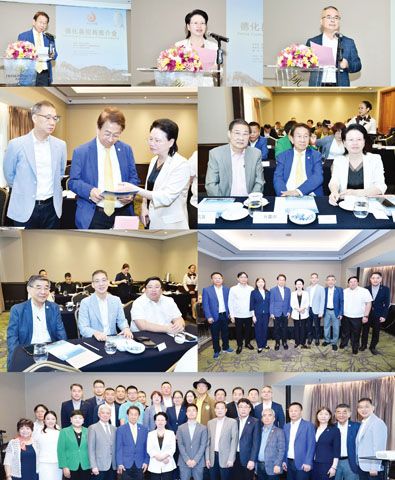 上圖本會林榮輝理事長在活動上致詞。