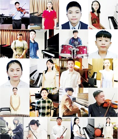 (圖片說明)第一排左起:王睿佳、陳逸霏、黃子陌、黃詠琴,第二排左起:鄭諾晴、施慶垣、蔡辰銘、黃俊壕,第三排左起:林依依、翁語熙、謝睦聰、施若依,第四排左起:馬熙雯、呂耀輝、黃煜偉、許自明,第五排左起:施傑雅、許菲菲、傅柏瀚、楊語彤、王茗彥。