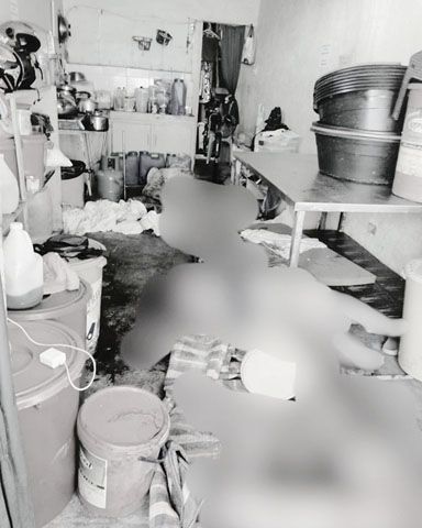 昨日安智布洛市一家麵包店內發生持刀殺人事件,造成七人死亡,兇手為受害者的同事。