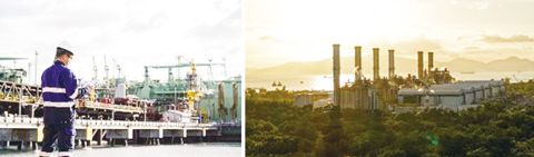 (左圖)強化能源基建。離岸液化天然氣接收站現已納入Prime