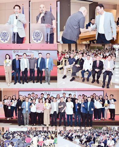 上圖本會林榮輝理事長致歡迎詞。