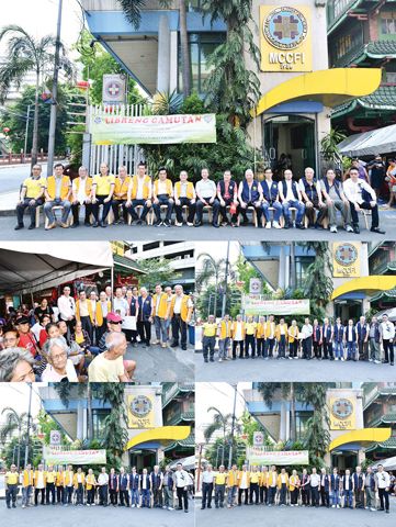 上圖本會出席領導與馬尼拉華人區義診中心出席領導合影。