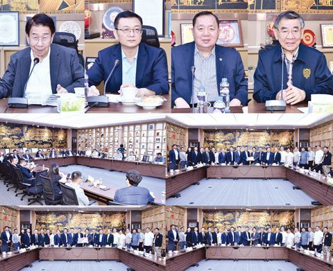 上圖本會理事長林榮輝致歡迎詞。