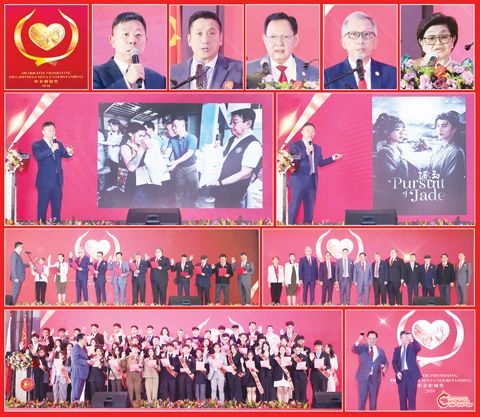 圖片說明：上排左二小圖起井泉大使、許智鈞、Raul