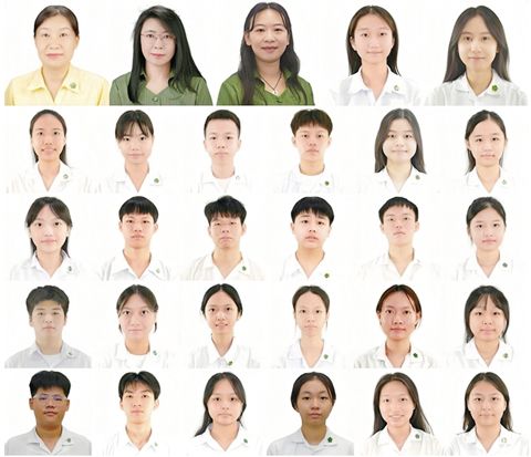 (圖片說明)第一排:劉芳、史曉莉、趙歡、王瀅、林慧妍,第二排:施雅琳、黃盈盈、張文煒、施梓欽、王安安、邱琳琳,第三排:陳伊尹、陳鴻基、李俊誼、王嘉銘、施燦傑、邱琪琪,第四排:林文輝、王瀅婷、尤可瀅、陳曉妍、林凱茵、陳佳怡,第五排:呂敦源、吳鴻源、黃紫穎、蔡嘉瑩、劉榮彤、施嘉樺。