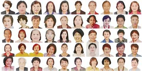圖片說明)第一排左起:王俊美、陳蘭西、許秋珠、黃茹婷、許月兒、戴佩珠、柯麗英、洪理達、林蓮瑛、李妙玲,第二排左起:李秋娜、吳玉清、吳佩玲、許秀卿、陳清清、張遇長、許秀英、許碧珍、施茹茹、蔡天送,第三排左起:楊振炎、陳淑明、董麗蓮、黃蕰茹、莊麗華、陳寶珍、柯碧娥、吳選治、楊慶如、鄺海倫,第四排左起:蔡順珍、吳蓉蓉、吳真真、李玉珠、蔡玉華、許珊麗、蔡秀麗、楊秀雲、施玉燕、吳金珠,第五排左起:施玉鳳、楊雪婷、孫寶雪、蕭素美、楊秀霞、傅仁心、黃美美、吳慧嬌、龔絲莉、洪素齡。