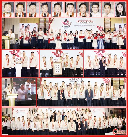 圖片說明：上排小圖左至右依次為吳詩澤、林榮輝、柯遵堅、陳志良、吳銘燦、姚慶輝、李棟樑、蘇贊賢、王建榮和吳肖麗。第二排為全體新屆職員的宣誓就職儀式。第三排左圖為移交印信儀式；中圖為致贈紀念品予吳詩澤；右圖為致贈紀念品予林榮輝。第四排左圖為陳志良舉杯向全場祝酒；右圖為商會的歷屆會長的合影。下排為全體新屆職員與嘉賓的合影。（本報記者Celia