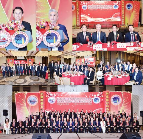 上圖本會林榮輝理事長嘉賓致詞。
