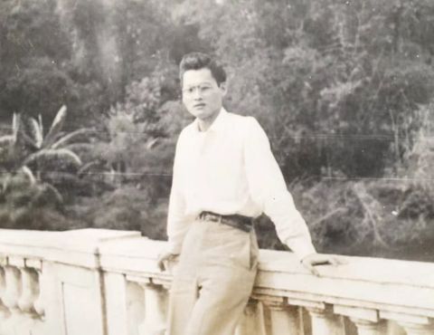 （圖1）1948年父親離菲返國前夕的留影。